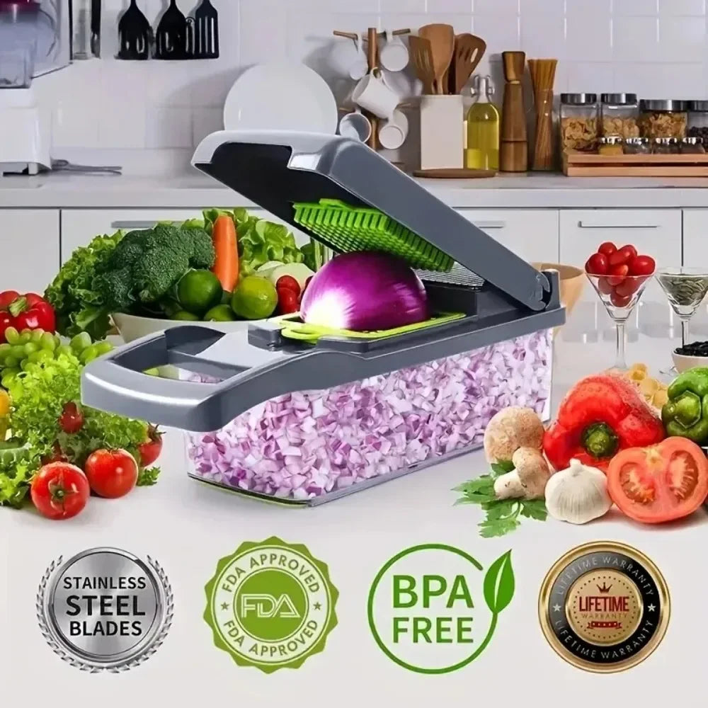 Pro Multi-Function Vegetable Chopper & Dicer
